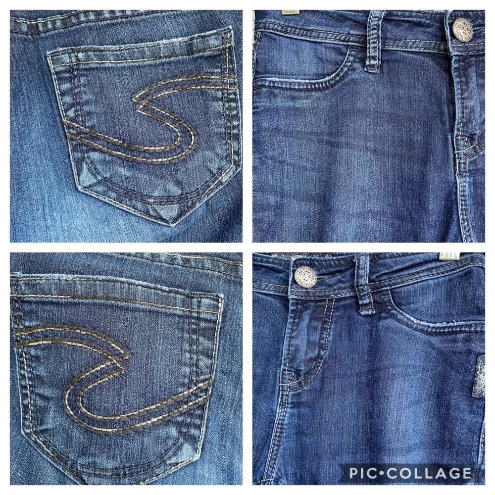 Silver Jeans Suki Jeggings Womens Skinny W26 L31  Denim Blue Jeans - Picture 9 of 12